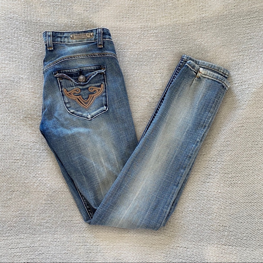 ReRock for Express Skinny Light Wash Jeans 4